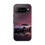 Soft White C3 Corvette Mauve Sky Phone Case