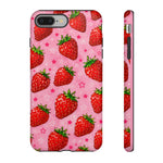 Retro Strawberry Y2K Art Tough Phone Case