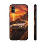 64 Impala Coastal Drive Phone Case Canyon Drive Painterly Car Art