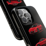 Red MR2 JDM Sports Car Phone Case Tough Multi View