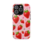 Strawberry Pattern Phone Case | Tough Cover