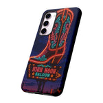 Neon Cowboy Boot phone case | High Noon Saloon design