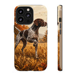 German Shorthaired Pointer Pointing Art Tough Phone Case
