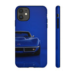 C3 Phone Case Blue, Stingray Classic Sports Car Tough Cover