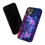 Neon Koi Reflection Vaporwave phone case | Tough Cover