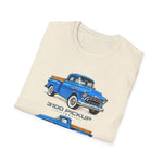 1957 Chevy 3100 Classic Truck T-Shirt | Vintage Pickup Trio Illustrations