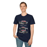 Classic 1957 Chevy Bel Air Hardtop Car Trio Illustration T-Shirt