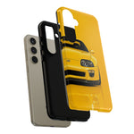 Yellow Supra Phone Case, MK4 90s JDM Legend Tough Protective Cover for Men