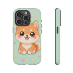 Shiba Inu Kawaii Chibi Smile Pet Dog Art Tough Phone Case