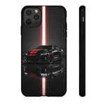 Camaro ZL1 Phone Case, Black Red Racing Stripe Studio Cover, Gift