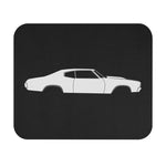Classic Muscle Car 72 Chevelle Mouse Pad | Black Desk Mat
