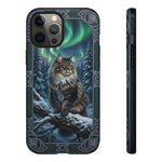 Norwegian Forest Cat Nordic Art Tough Phone Case