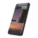 Temple Bell Sunset Phone Case Japan Zen Tough Case