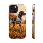 German Shorthaired Pointer Pointing Art Tough Phone Case