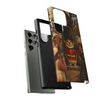 Corgi Royal Guard phone case | Cute British corgi soldier illustration