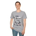 1989 240SX Car Illustration T-Shirt | JDM Coupe Side Front Rear