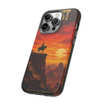 Western Sunset Cowboy Phone Case | Rugged Protective Cover