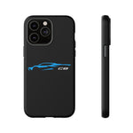 Rapid Blue C8 Phone Case for Chevy Fans, Tough Protective Cover