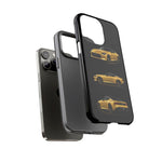 Gold Fairlady Z Classic Sports Car Tough Phone Case - 3 View