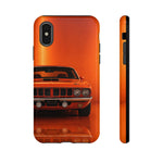 Orange Cuda Phone Case, 71 Classic Muscle Car Tough Cover