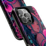Vaporwave Kohat Pink Anime Girl Phone Case – Japanese Aesthetic