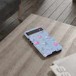 Pink Hearts & Holographic Stars Phone Case | Tough Cover