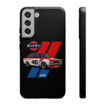 VintageDatsun 510 Racing Stripe JDM Tough Phone Case Cover Gift