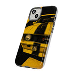 Z28 Yellow Camaro Retro Poster Tough Phone Case