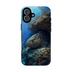 Grouper Reef Phone Case, Sunbeam Ledge Marine Art Tough Cover
