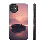 C8 Corvette Silhouette Pastel Horizon Case
