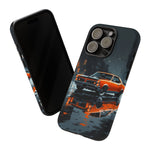 1966 GTO Orange Rainy City Tough Phone Case Cover Gift Art