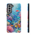 Underwater Coral Reef Phone Case | Colorful Tropical Fish Ocean Scene