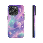 Pastel Galaxy Planet Vaporwave Art Tough Phone Case