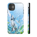 Copy of Silver Butterflies Tough Case | Blue Sky Water Droplets Phone Cover