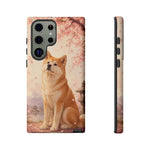Akita Cherry Blossom Phone Case Sakura Dog Lover Gift