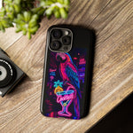 Neon Parrot Cocktails phone case | Tough Cases