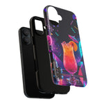 Neon Cocktail Phone Case | Retro 80s Tropical Drink Art