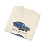 Blue 1970 Grand Prix Car T-Shirt | Classic Auto Trio Illustration