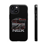 NSX Dual View Black Red JDM Sports Car Tough Phone Case Gift