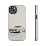 Impala White Studio Phone Case Studio Color Match Car Art