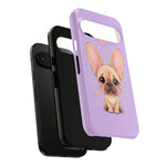 French Bulldog Bat Ears Kawaii Pet Dog Art Tough Phone Case