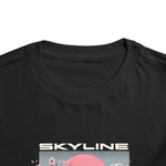 Toddler Skyline R34 GTR Cherry Blossom JDM T-Shirt, Retro Tee
