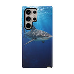 Tiger Shark Phone Case, Dappled Blue Water Tough Cover