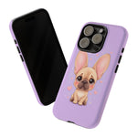 French Bulldog Bat Ears Kawaii Pet Dog Art Tough Phone Case
