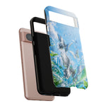 Copy of Silver Butterflies Tough Case | Blue Sky Water Droplets Phone Cover