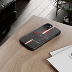 Camaro ZL1 Phone Case, Black Red Racing Stripe Studio Cover, Gift