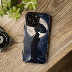 Geisha Parasol Moonlight Art Tough Phone Case