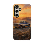 73 Chevy C10 Square body Truck Two-Tone Sunrise Tough Phone Case