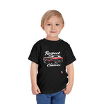 Respect the Classics Camaro SS Graphic Toddler T-Shirt Vintage Car Tee