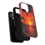 Basketball Court Sunset Phone Case | Tough Phone Case